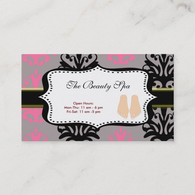 Cartão De Visita Spa (Frente)