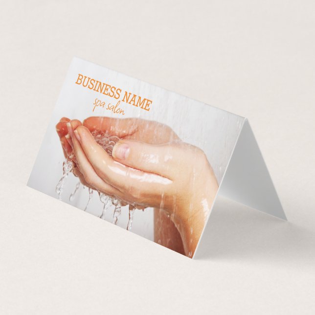 Cartão De Visita Spa salon, spa (Frente)