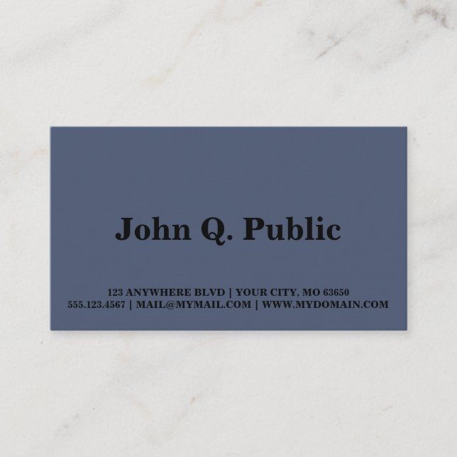 Cartão De Visita Spacey Manhattan (Frente)