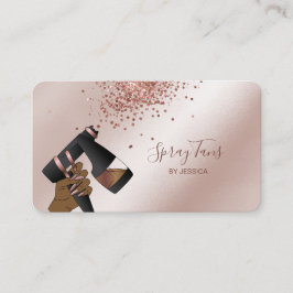 Cartão De Visita Spray Tan Gun, Barramento de Tanning de Spray, Ros