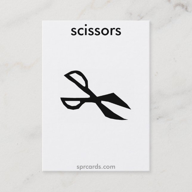 Cartão De Visita sprcards-scissorscard (Frente)