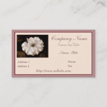 Cartão de Visita 'Spring Sepia Rose'