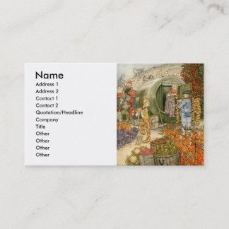 Cartão De Visita Sr. e Sra. Vinagre em casa