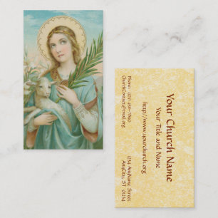 Cartão De Visita St. Agnes de Roma (MH 01)