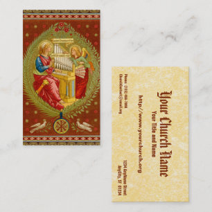 Cartão De Visita St. Cecília de Roma (SNV 36, Estilo 2)