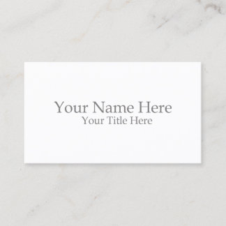 Cartão De Visita Standard, 3.5" x 2.0" Business Card