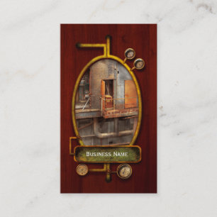 Cartão De Visita Steampunk - Encanamento - Dilema dos Encanadores