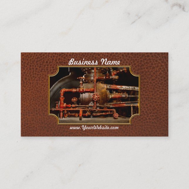 Cartão De Visita Steampunk - Sonhos impossíveis (Frente)