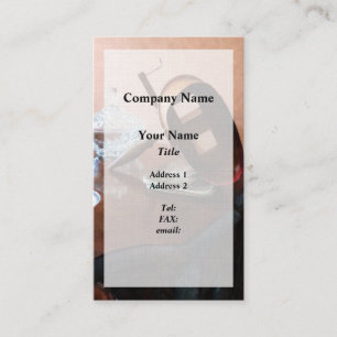 Cartão De Visita Stereopticon e Glass Bowl