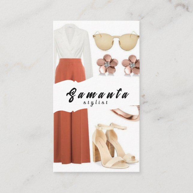 Cartão de visita Stylist (Frente)