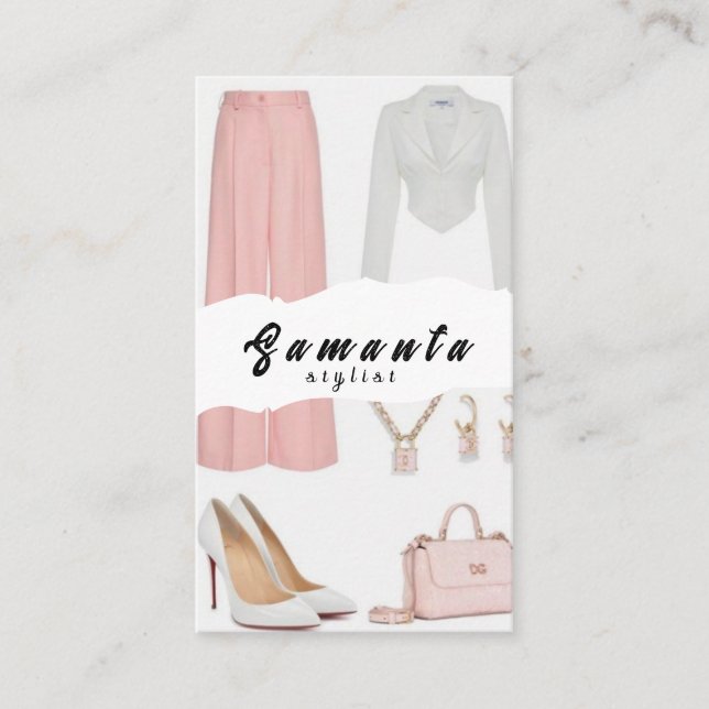 Cartão de visita Stylist (Frente)