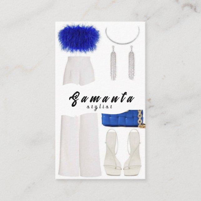 Cartão de visita Stylist (Frente)