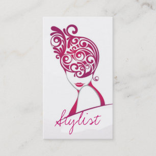 Cartão De Visita Stylist, Hair, Beauty Salon, Cosmetologista, Spa