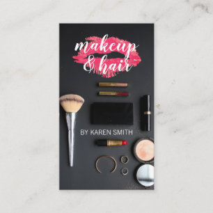Cartão De Visita Stylist para maquiagem e cabelo Salão