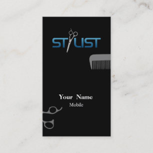 Cartão De Visita Stylist para o cabelo
