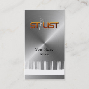 Cartão De Visita Stylist para o cabelo