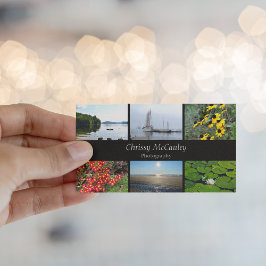 Cartão De Visita Sua Montagem de Fotos e Código QR