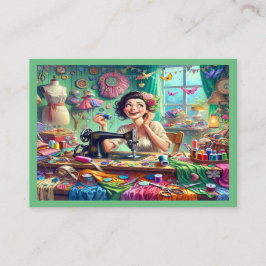 Cartão De Visita Sua série de Artesanatos encantadora