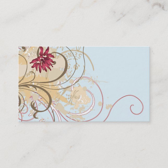 Cartão de visita sujo (Frente)