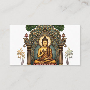 Cartão de Visita Sukiti Dhamma: Arte do Buda Medit