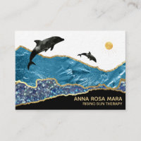 *~* Sun Glam Beach Dolphins Dourado Teal Glitter