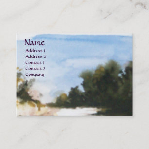 CARTÃO DE VISITA SUNNY COUNTRYSIDE, NA TÚSSIA