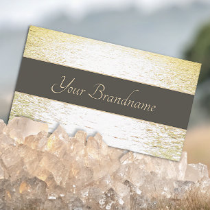 Cartão De Visita Sunset muito Elegante sobre o Oceano Profissional