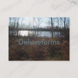 Cartão De Visita Sunset turvo