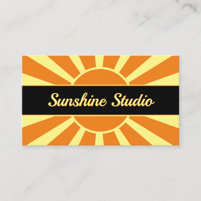 Cartão De Visita Sunshine Studio (Frente)