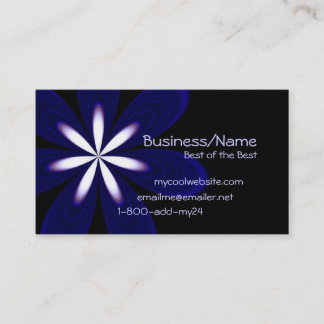 Cartão de visita super da flor