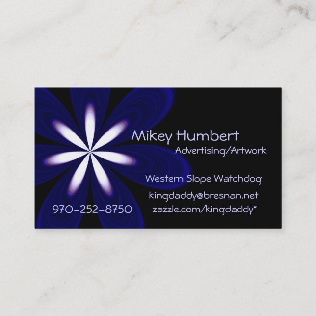 Cartão de visita super da flor - Special (Frente)