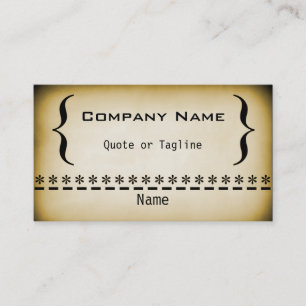 Cartão de visita super do Grunge, ouro