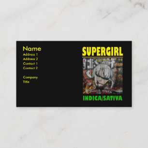 CARTÃO DE VISITA SUPER GAROTA INDICA SATIVA