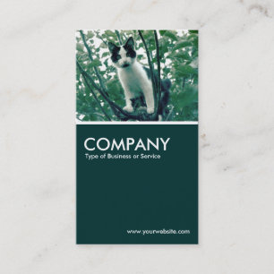 Cartão De Visita Superfluência da travessura - Verde escuro