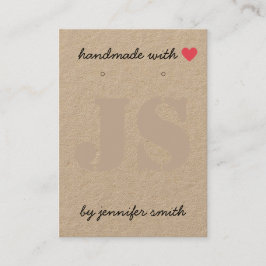 Cartão De Visita Suporte de Placa de Exibição de Rosto Feitas à Mão