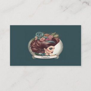 Cartão De Visita Suprimentos de Beleza para Salão de Cabeleireiro