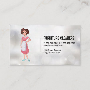 Cartão De Visita Suprimentos de limpeza Maid in Attyre