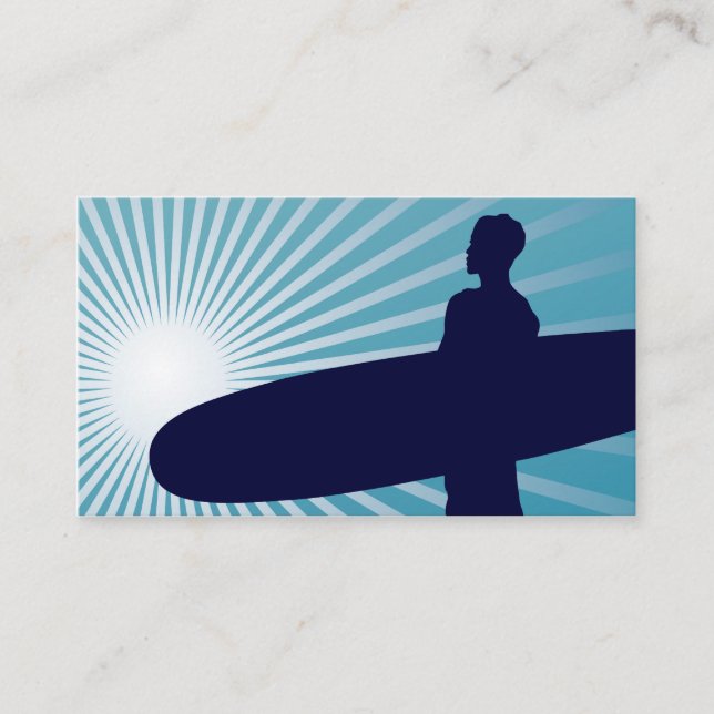 Cartão De Visita surfar muito ao alto (Frente)