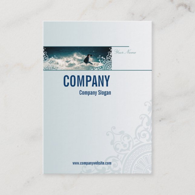 Cartão De Visita Surfe (Frente)