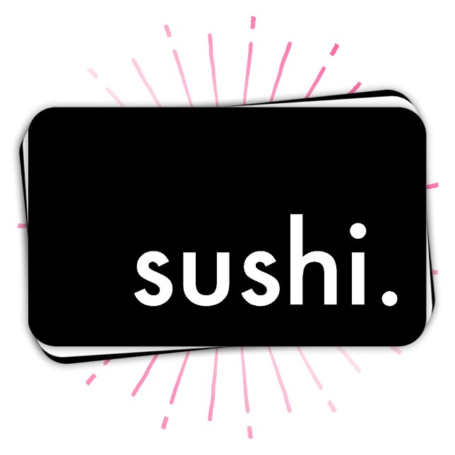 Cartão De Visita Sushi. (Criador carregado)