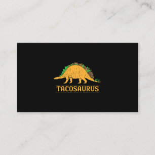 Cartão De Visita Tacosaurus Cinco de Mayo Funny Taco Dinosaur Lover