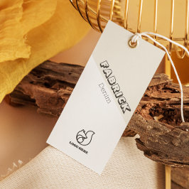 Cartão De Visita Tag de travamento de fechamento moderno Contemporâ