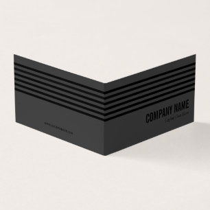 Cartão De Visita Tag do cair do preto & das cinzas