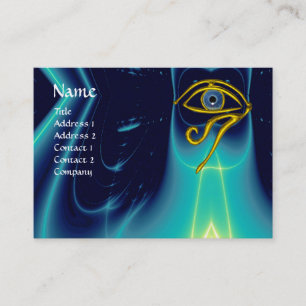 Cartão De Visita TALISMÃ AZUL, branco roxo