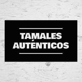 Cartão De Visita Tamales