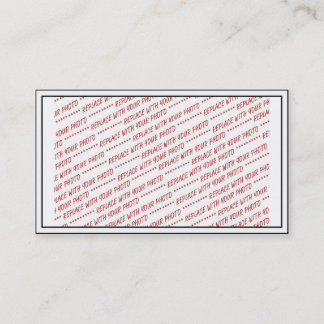 Cartão De Visita Tamanho específico - Para uso com foto 7x5 - quadr