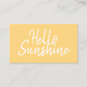 Cartão De Visita Tanning / bela Salon moderno minimalista business 