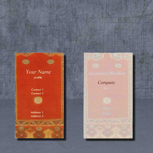 Cartão De Visita Tapete oriental no estilo no2 de Ladik