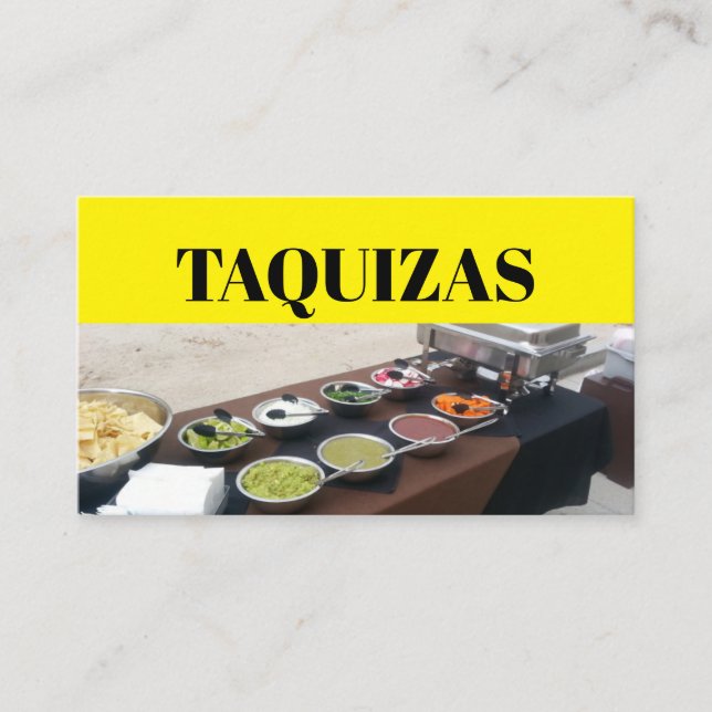 Cartão De Visita Taquiza (Frente)