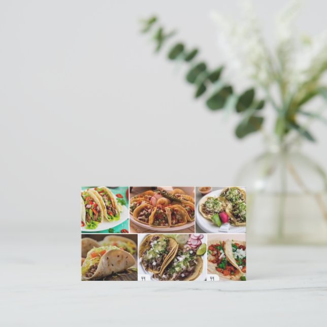 Cartão De Visita Taquizas (Em pé/Frente)